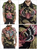 Camisa ED Hardy Christian Audigier Pólo Preta M